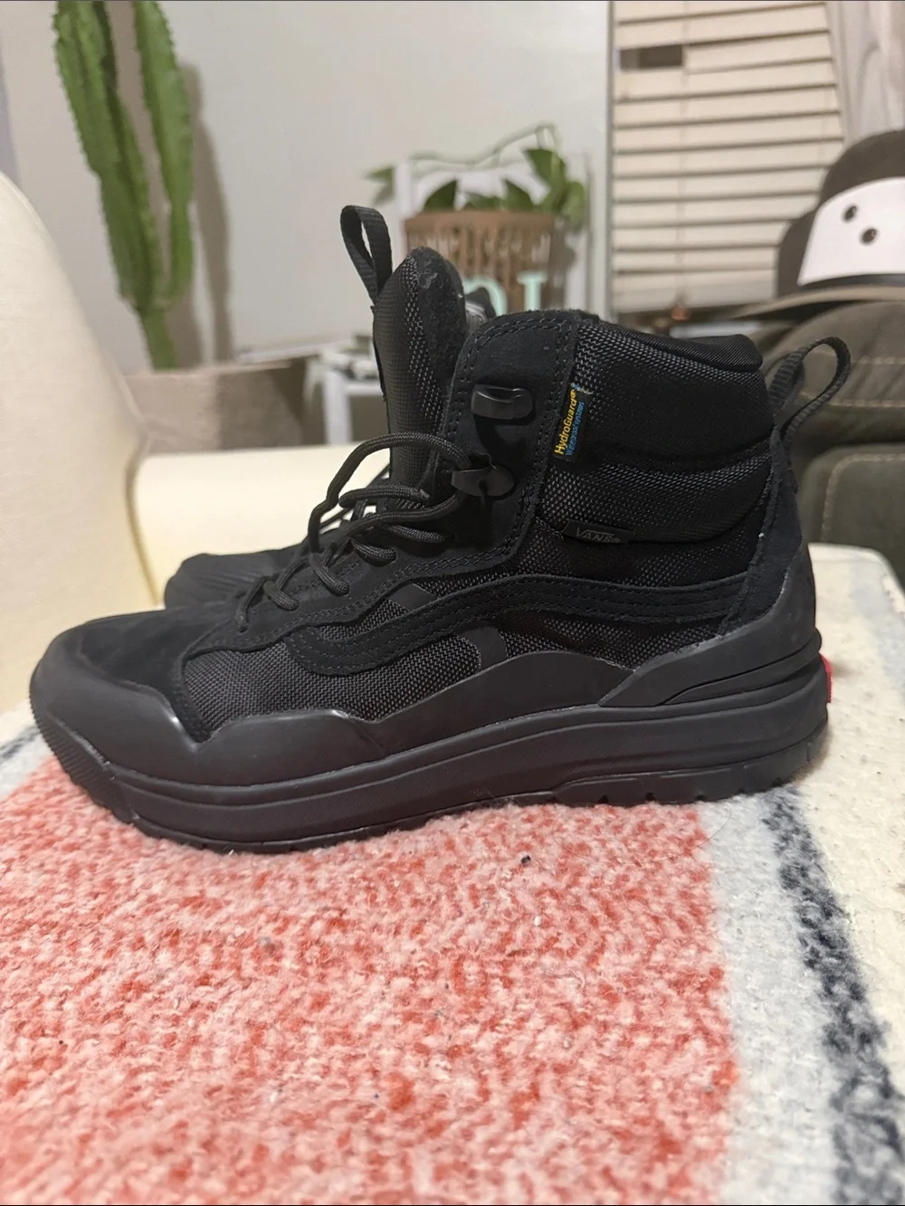 Vans Black Men's Lace-Up Tactical Boots